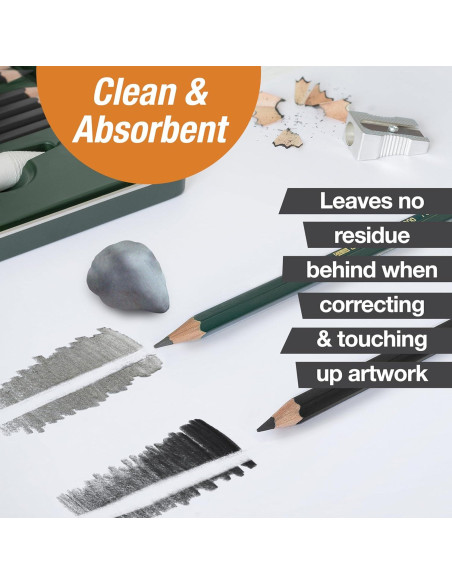 Borrador Amasado Faber-Castell con Estuche - Gris