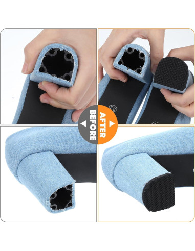 Kit de Reparación de Tacones de Goma Classicseali - 8 Piezas