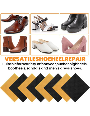Kit de Reparación de Tacones de Goma Classicseali - 8 Piezas