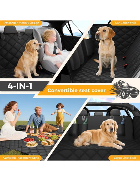 Funda de Asiento para Perros Elouta BK0CWZD 137x145 cm Impermeable