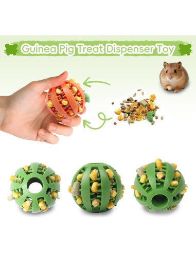 2 Bolas Interactivas para Hámster ELS - Juguetes de Forrajeo