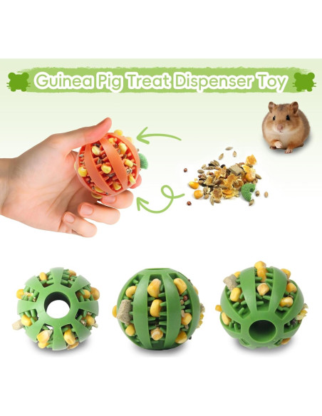 2 Bolas Interactivas para Hámster ELS - Juguetes de Forrajeo