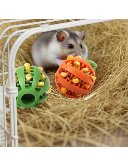 2 Bolas Interactivas para Hámster ELS - Juguetes de Forrajeo