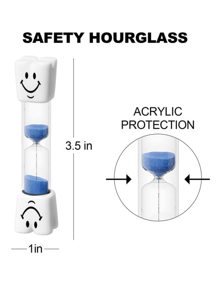 Reloj de Arena 2 Minutos YLTIMER para Niños - Set 2 Piezas Reloj de Arena 2 Minutos YLTIMER para Niños - Set 2 Piezas