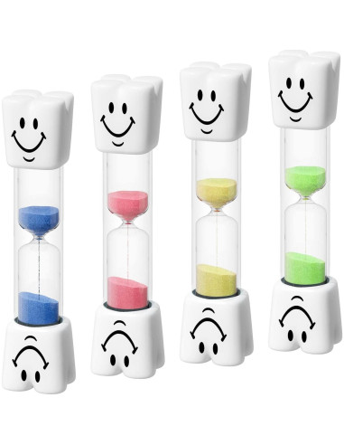 Reloj de Arena 2 Minutos YLTIMER para Niños - Set 2 Piezas