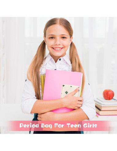 4 Bolsas Menstruales Gsbnjuy con Cremallera - Almacenamiento Femenino