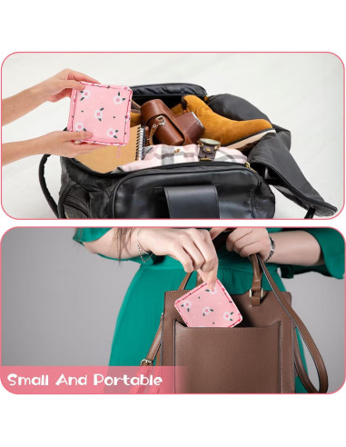 4 Bolsas Menstruales Gsbnjuy con Cremallera - Almacenamiento Femenino