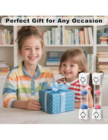 Reloj de Arena 2 Minutos YLTIMER para Niños - Set 2 Piezas