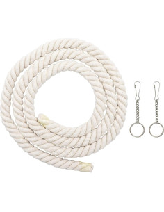 Juguete de Cuerda de Algodón para Aves Dnoifne 2m Grueso 2