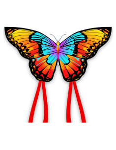 Cometa Mariposa Xida Arcoíris 140.97x72.14 cm para Niños