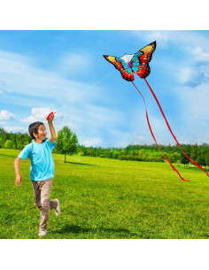 Cometa Mariposa Xida Arcoíris 140.97x72.14 cm para Niños 2