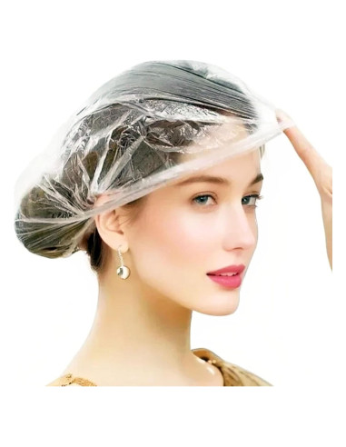200 Gorras de Ducha Desechables Transparentes Tihzheoy 46 cm