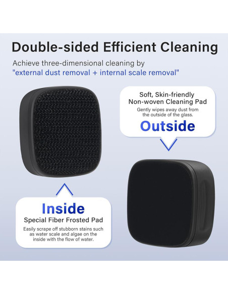 Limpiador Magnético Mini Novique para Acuarios de Cristal 8mm