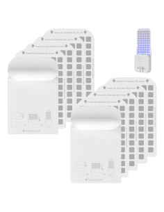 Recarga Tarjetas Pegamento Trampa Moscas Kiwinurse UVLA1001 - 10 Piezas