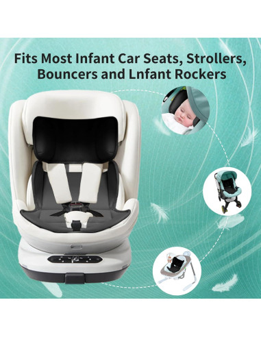 Inserto para Asiento de Auto Bebé Twievo - Soporte Cabeza y Cuerpo