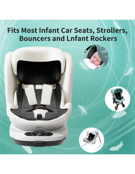 Inserto para Asiento de Auto Bebé Twievo - Soporte Cabeza y Cuerpo
