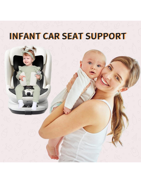Inserto para Asiento de Auto Bebé Twievo - Soporte Cabeza y Cuerpo
