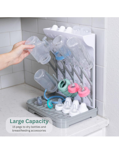 Soporte Secado Biberones Velakade VKDE42 - Gran Capacidad