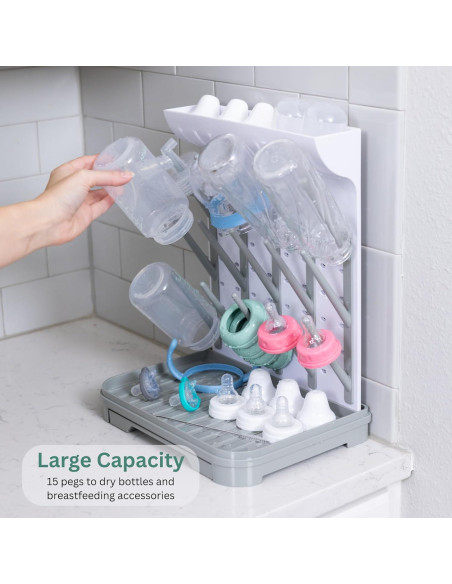 Soporte Secado Biberones Velakade VKDE42 - Gran Capacidad