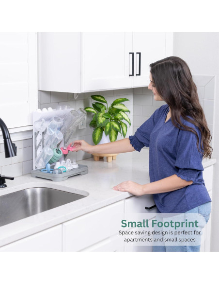 Soporte Secado Biberones Velakade VKDE42 - Gran Capacidad