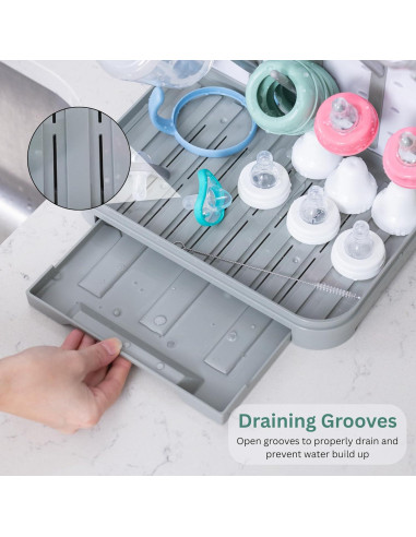 Soporte Secado Biberones Velakade VKDE42 - Gran Capacidad