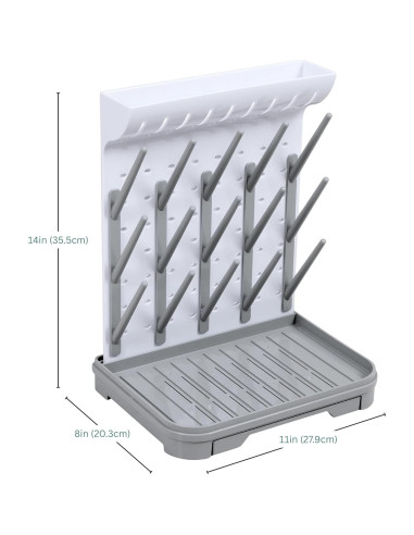 Soporte Secado Biberones Velakade VKDE42 - Gran Capacidad