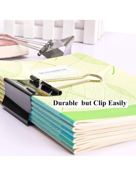 Clips de Carpeta Jumbo Ufmarine 8 Pcs 6.1 cm 340 Hojas