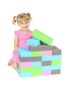 Set de 24 Bloques de Construcción de Espuma WINTECY 20 cm