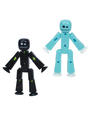 StikBot Paquete Doble Zing - Figuras de Acción Stop Motion