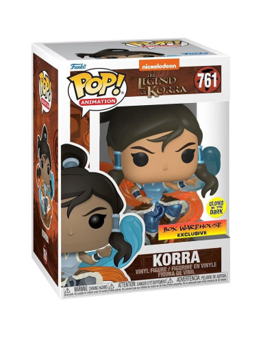 Figura de Vinilo POP! Funko La Leyenda de Korra - Korra Brilla en la Oscuridad