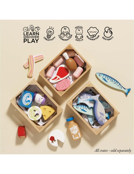 Mercado de Madera Le Toy Van Honeybake TV185 16x12cm Mercado de Madera Le Toy Van Honeybake TV185 16x12cm