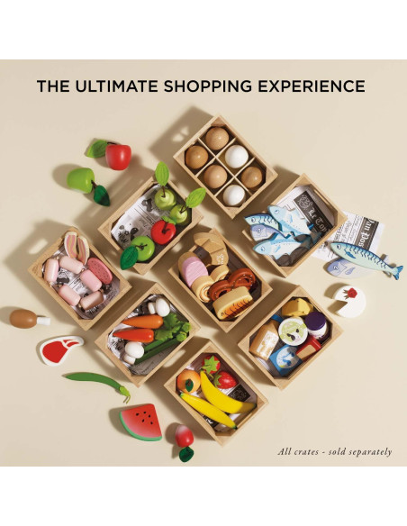 Mercado de Madera Le Toy Van Honeybake TV185 16x12cm Mercado de Madera Le Toy Van Honeybake TV185 16x12cm