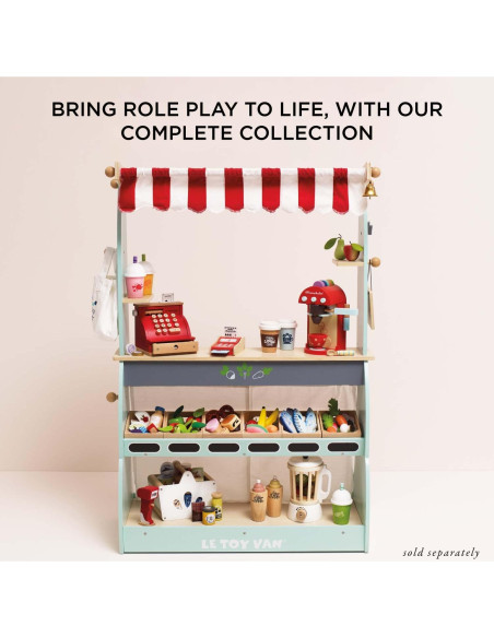 Mercado de Madera Le Toy Van Honeybake TV185 16x12cm Mercado de Madera Le Toy Van Honeybake TV185 16x12cm