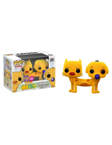 Figura de Vinilo POP Funko Gato Perro Flocked 10cm SDCC