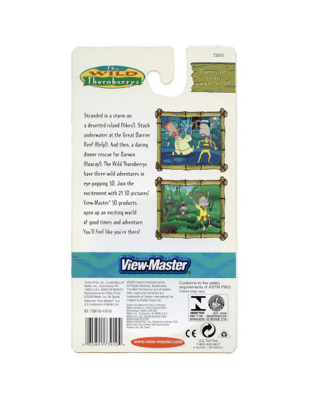 Discos View-Master Los Thornberrys Salvajes - 3D - Nuevo