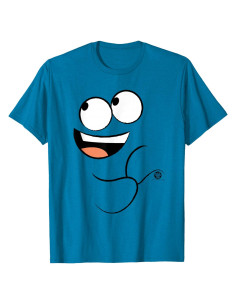 Camiseta Azul Sonrisa Foster's Home para Hombres - Cartoon Network