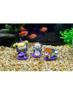 Decoración para Acuario Rugrats Penn-Plax 3 Piezas Tommy Chuckie Angelica 2