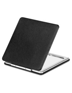 Espejo de Maquillaje Plegable YTLX 1x/2x Negro Compacto