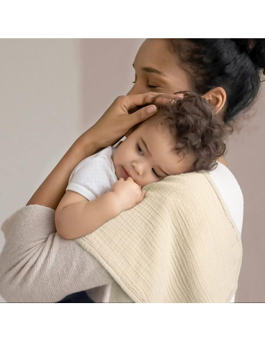 Pañales de Eructo lulumoon 100% Algodón Grande - Paquete de 6