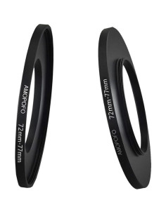Anillo Adaptador de Lente 72-77mm AMOPOFO para Cámaras 2