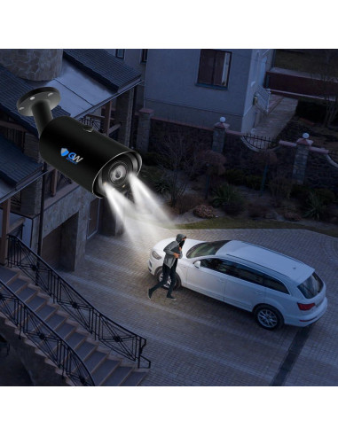 Cámara de Seguridad IP Bullet GW Security 8MP 4K H.265