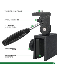 Soporte Ajustable para Ventana de Coche WEOOEN 240g 2