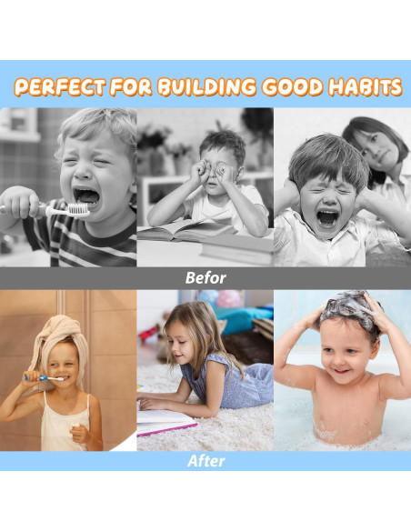 Tabla de Rutina Matutina AINBIN para Niños con 5 Luces Táctiles