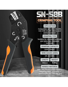 Kit de Crimpado QLOUNI con 1600 Conectores Dupont 2.54mm 2