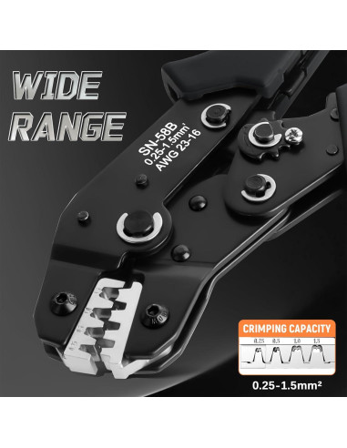 Kit de Crimpado QLOUNI con 1600 Conectores Dupont 2.54mm