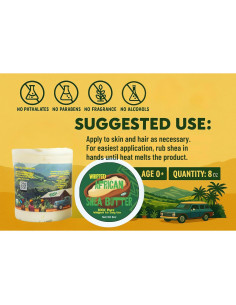 Manteca de Karité Batida 100% Pura Nimba 226.8g - Hidratante Multifuncional 2