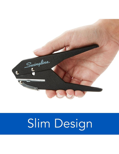 Perforadora de Papel Swingline 1 Agujero Negra 20 Hojas