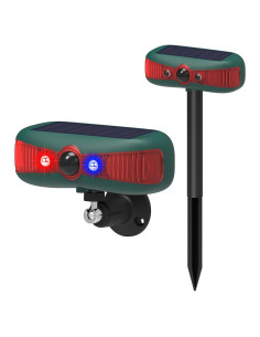 Alarma de Movimiento Solar HULPPRE - 13 Sonidos, 4 Modos, 129 dB