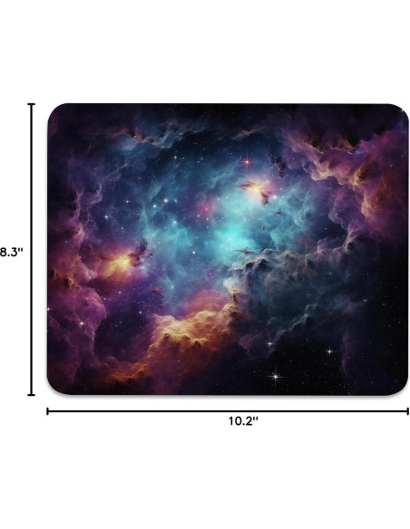 Alfombrilla de Ratón Eiszuso Galáctica Nebulosa 25.9x21.1cm