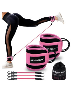 Bandas de Resistencia para Tobillos KICOSOADT - Rosa